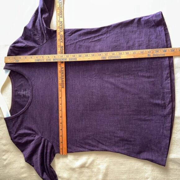 WoolX Remi Merino Wool top Women’s Large purple - Picture 6 of 6